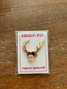 New NWT Frida Kahlo The Found Enamel Pin Little Deer